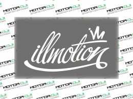 Наклейка "Illmotion",M (белый, 12х22см) - фото 1