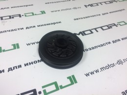 Шкив коленвала 4D56 -1994/D4BA, D4BF, D4BH -1997 Pajero/L200/Galloper/H-100/Grace (под 1 ремень генератора) - фото 1