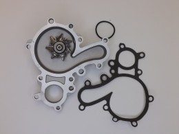 Насос воды 3UR-FE Toyota Land Cruiser Sequoia Tundra Lexus LX450D LX460 LX570 - фото 3
