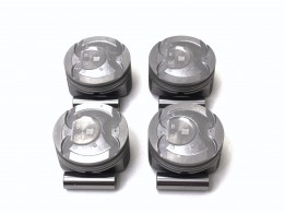 Поршни STD с пальцами и кольцами комплект 4 штуки G4FC 1.6L Gamma Solaris Rio - фото 1