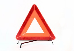 Знак аварийной остановки в пластиковом чехле (пластик) - фото 1