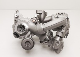 Турбина VW Transporter T5, Amarok 2.0л TDI-CR, 120 - 132 kW, с 2008г ( 2 картриджа) - фото 1