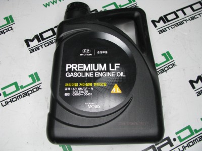Масло  Premium LF Gasoline SAE 5W20 API SM/ GF-4  4л синтетика бензин - фото №1