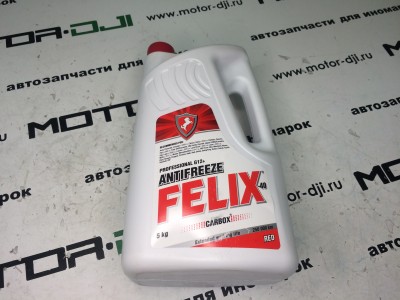 антифриз FELIX красный 5кг готовый G11 Prolonger - фото №1