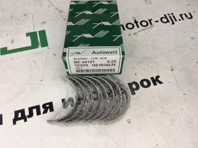 Вкладыши шатунные 1AZ-FE/2AZ-FE Toyota Avensis, Caldina, Camry, Highlander, RAV4 2.0/2.4i... - фото №1